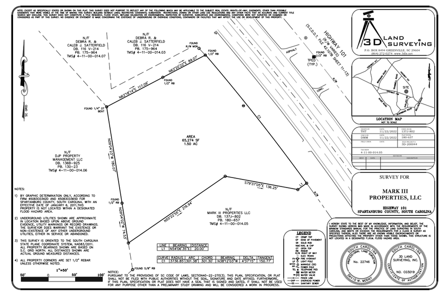 Primary Photo Of 4612 Highway 101, Woodruff Land For Sale