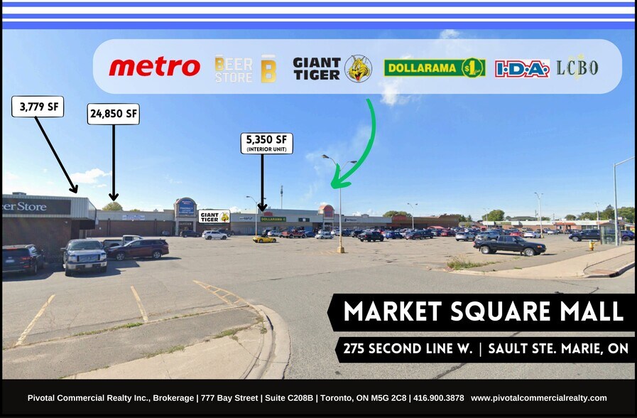 Primary Photo Of 275 Second Line W, Sault Ste Marie Storefront For Lease