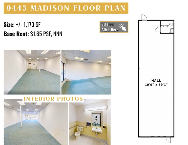 More Photos Of 9407-9417 Madison Ave, Orangevale Unknown For Lease