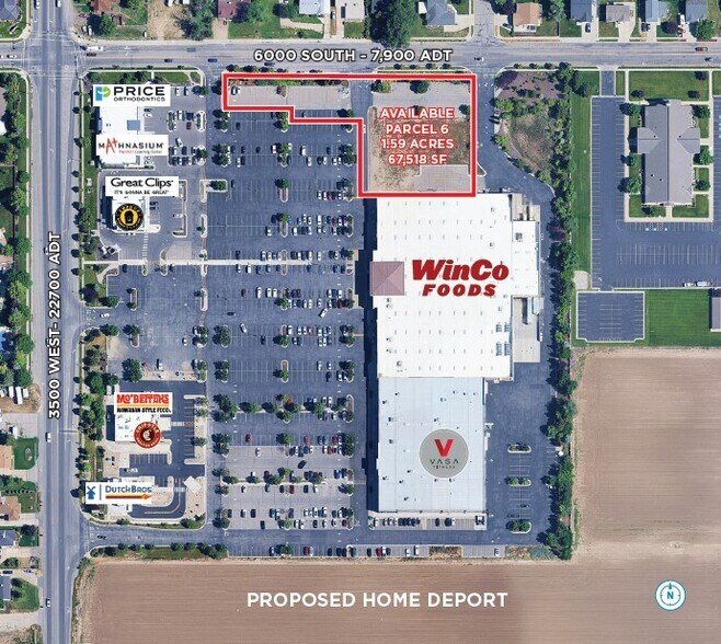 Primary Photo Of 6000 S 3500 W, Roy Land For Sale