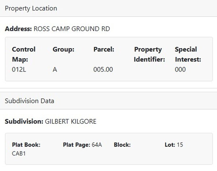 More Photos Of Ross Campground, Church Hill Land For Sale