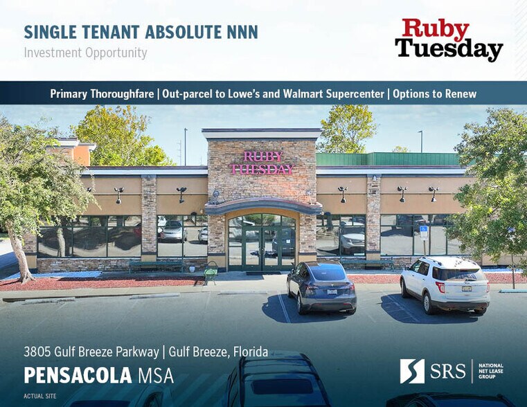 Primary Photo Of 3805 Gulf Breeze Pky, Gulf Breeze Restaurant For Sale