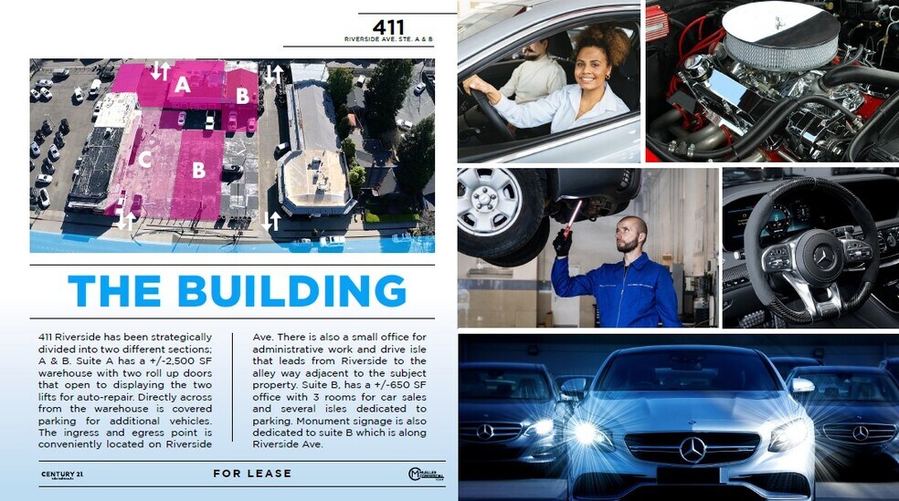 More Photos Of 411 Riverside Ave, Roseville Auto Repair For Lease