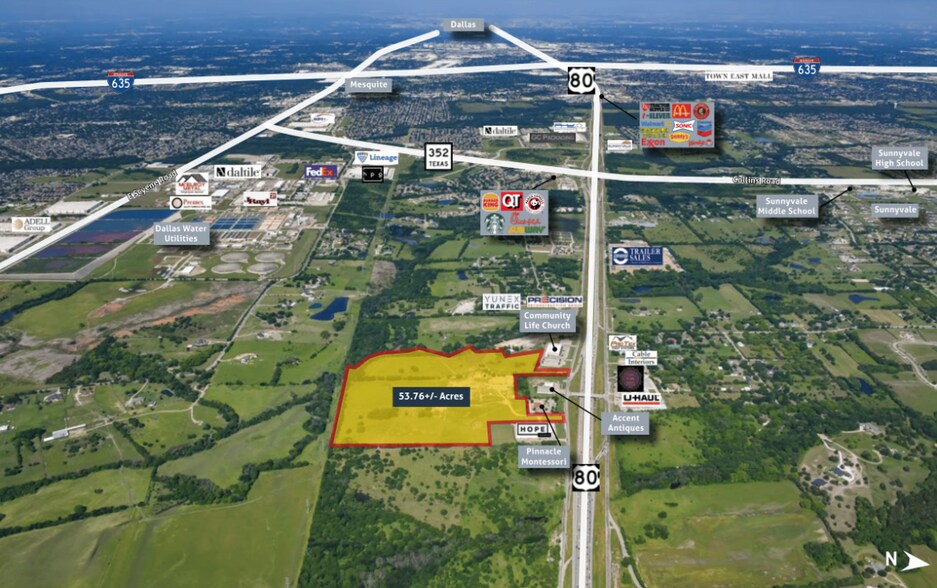 More Photos Of 618 US Highway 80 E, Sunnyvale Land For Sale