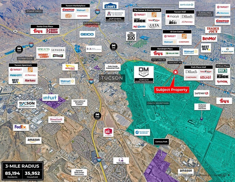 More Photos Of 2545 S Craycroft Rd, Tucson Land For Lease