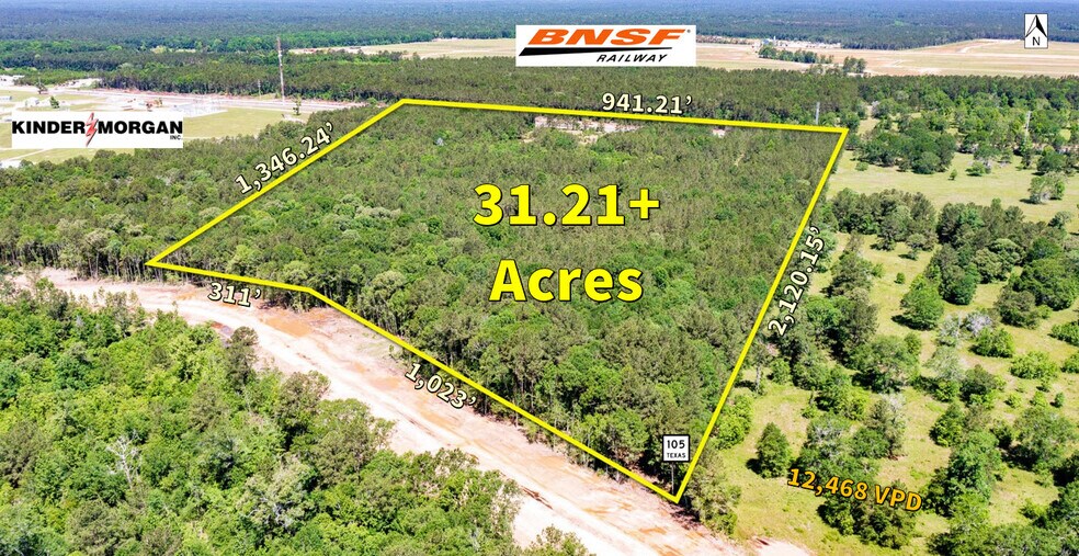 More Photos Of 25678 W Hwy 105, Cleveland Land For Sale