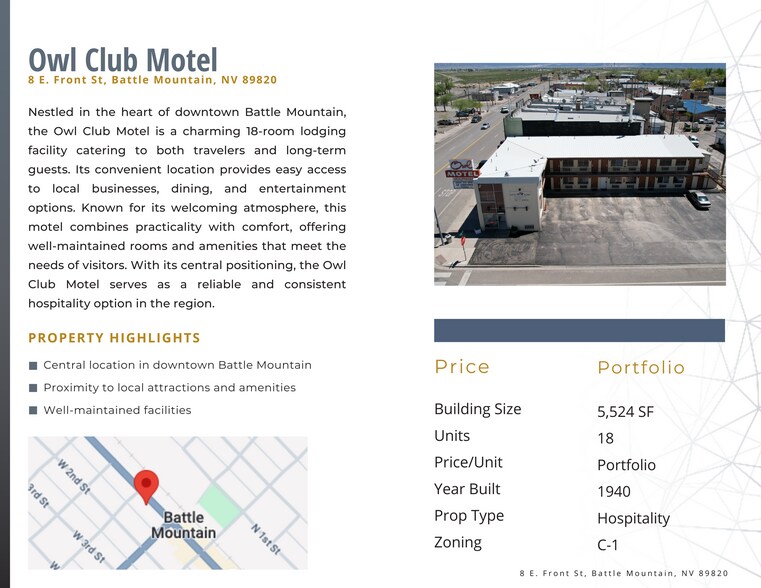 More Photos Of , Battle Mountain Unknown For Sale