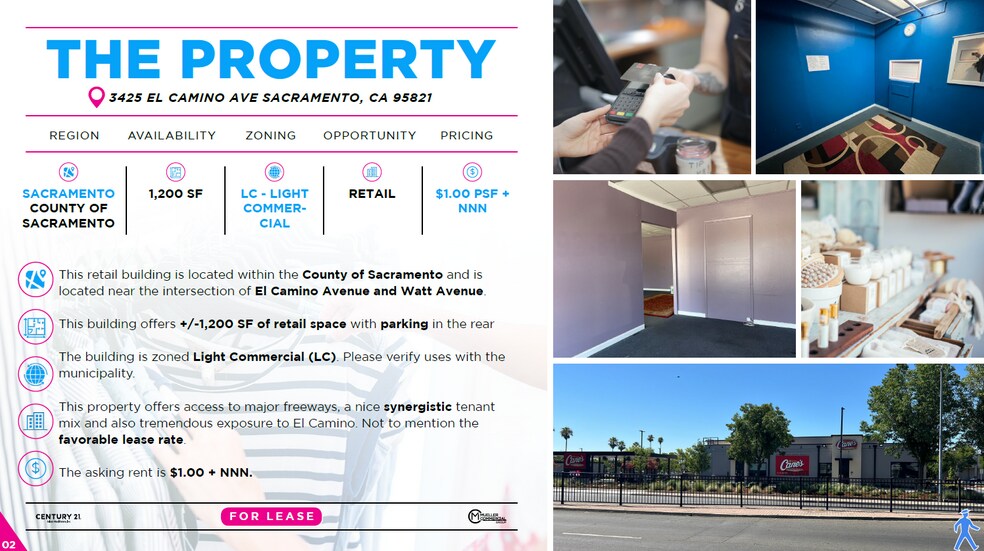 More Photos Of 3423-3429 El Camino Ave, Sacramento General Retail For Lease