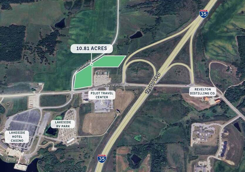 Primary Photo Of I 35 and Kansas Street, Osceola Land For Sale