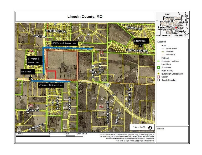 More Photos Of N. Hwy W (Lot 3 - 4+/- Acres), Winfield Land For Sale