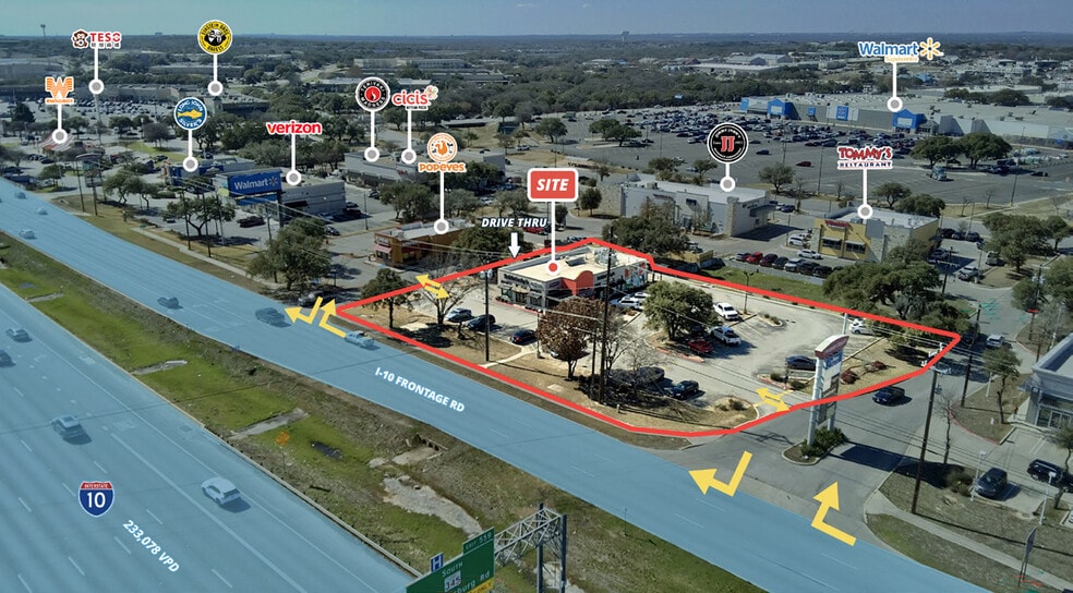 More Photos Of 12834 Interstate 10, San Antonio Fast Food For Lease