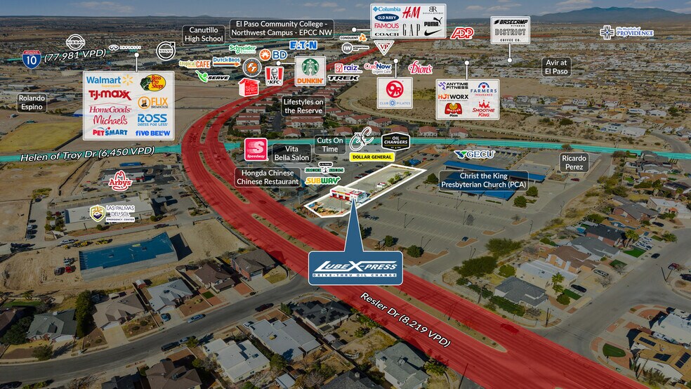 More Photos Of 1510 Resler dr, El Paso Auto Repair For Sale