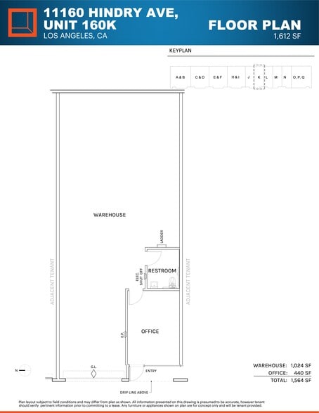 More Photos Of 11160 Hindry Ave, Los Angeles Warehouse For Lease