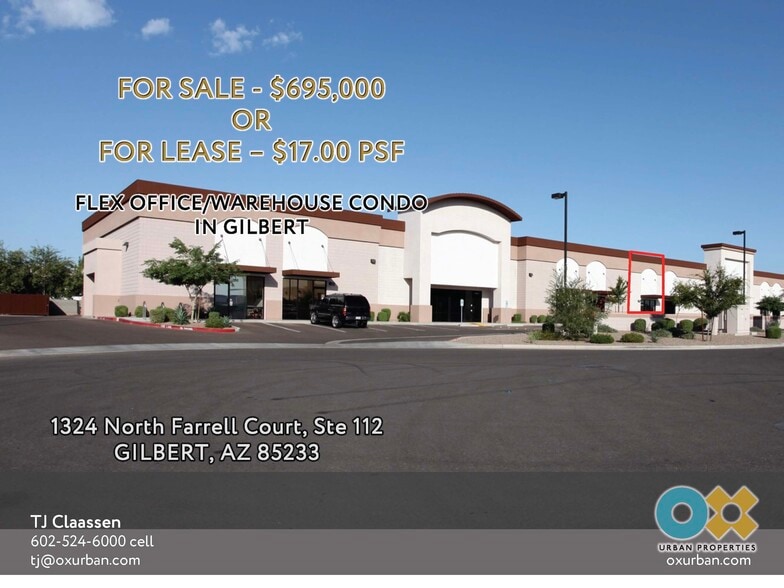 More Photos Of 1324 N Farrell Ct, Gilbert Warehouse For Sale