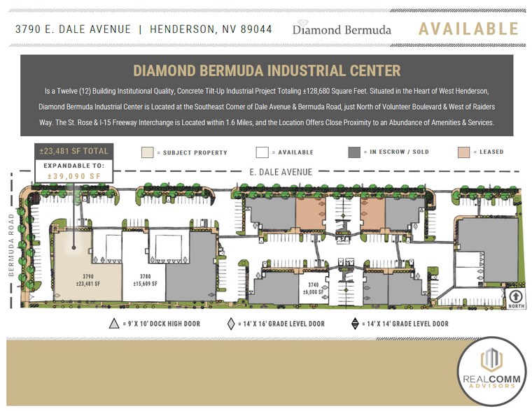 More Photos Of 3790 E Dale Ave, Henderson Warehouse For Lease
