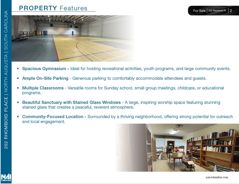 More Photos Of 202 Rhomboid Pl, North Augusta Religious Facility For Sale