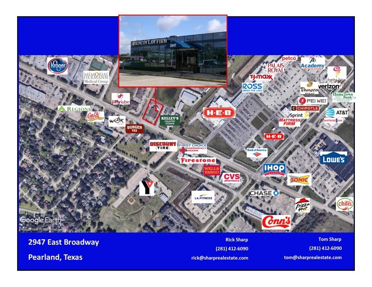 More Photos Of 2947 E Broadway St, Pearland Office For Sale