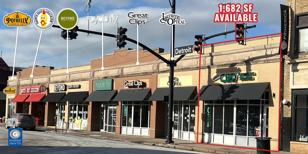 Primary Photo Of 15002-15016 Detroit Ave, Lakewood General Retail For Lease