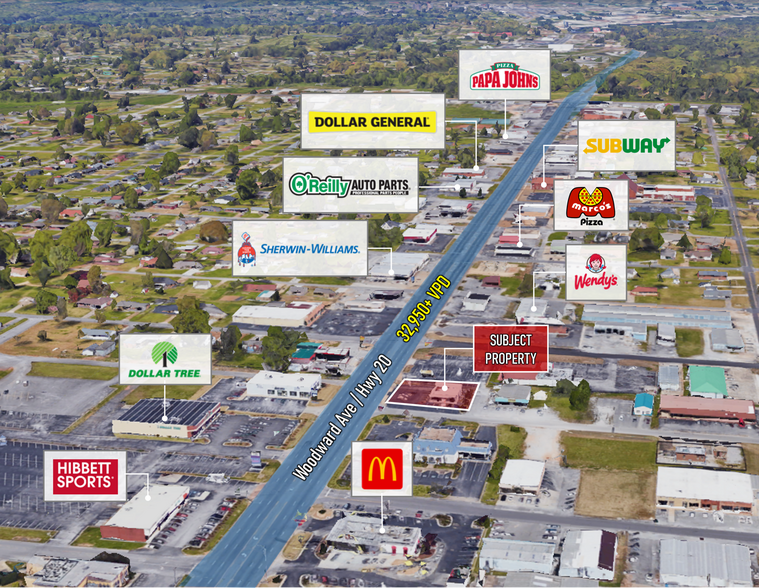 More Photos Of 1409 Woodward Ave, Muscle Shoals Fast Food For Sale
