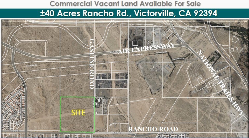 Primary Photo Of Rancho Rd @ Village, Victorville Land For Sale