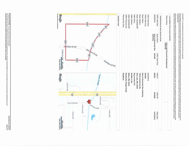 More Photos Of 144th St NE, Ham Lake Land For Sale