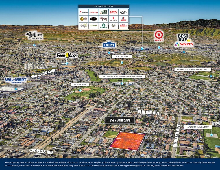 More Photos Of 8527 Janet Ave, Riverside Land For Sale