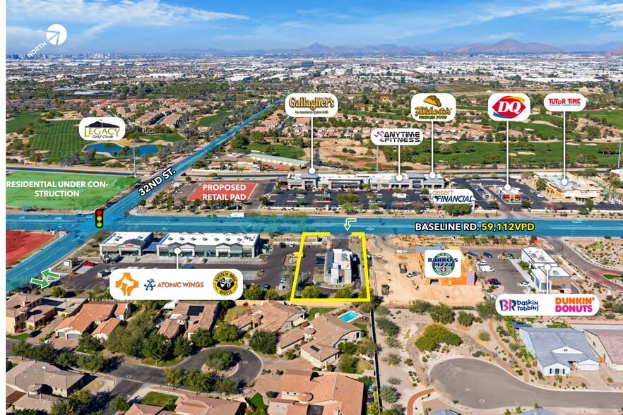 More Photos Of 3225 E Baseline Rd, Phoenix Fast Food For Sale