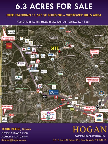 More Photos Of 9340 Westover Hills Blvd, San Antonio Land For Sale