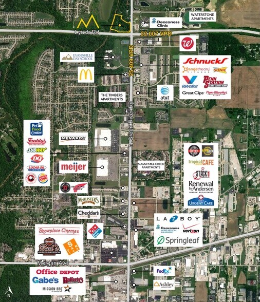 More Photos Of 3900 N Green River Rd, Evansville Land For Sale