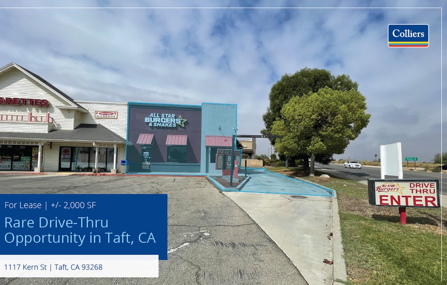 Primary Photo Of 1117 Kern St, Taft Restaurant For Lease