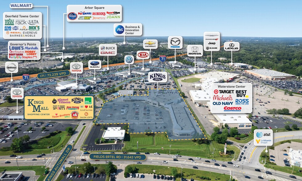 More Photos Of 9950-9998 Kings Automall Dr, Cincinnati General Retail For Sale