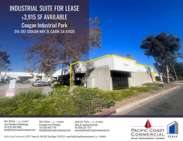 Primary Photo Of 316-392 Coogan Way, El Cajon Unknown For Lease