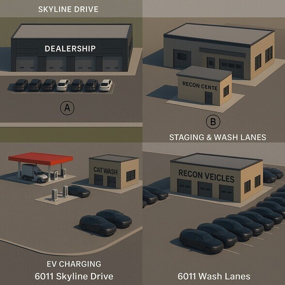 More Photos Of 6011 Skyline Dr, Houston Auto Dealership For Lease