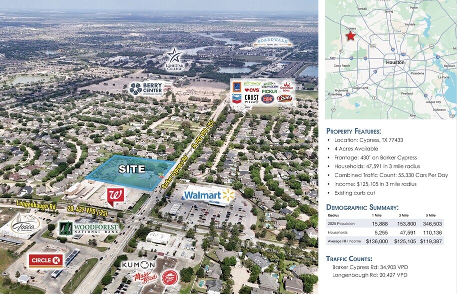 More Photos Of 8227 Barker Cypress Rd, Cypress Land For Sale