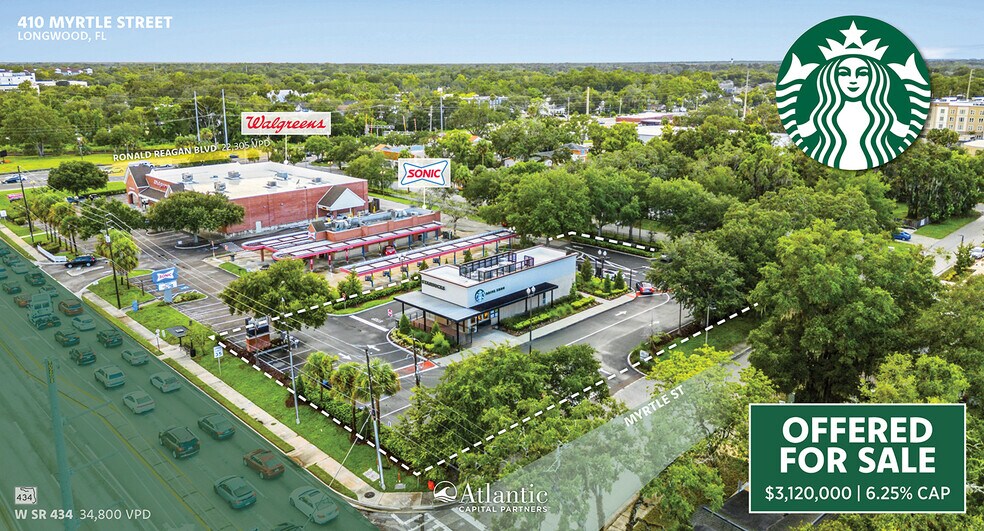 Primary Photo Of 410 Myrtle St, Longwood General Retail For Sale