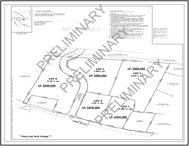 More Photos Of 8001 Old Lee Hwy, Ooltewah Land For Sale