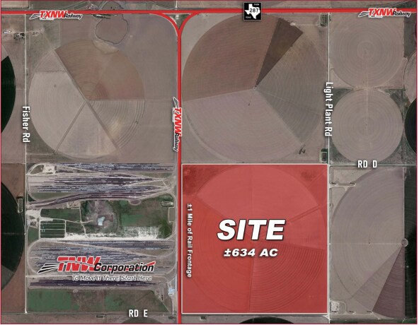 Primary Photo Of SWC Of Light Plant Rd & Rd D, Dumas Land For Lease