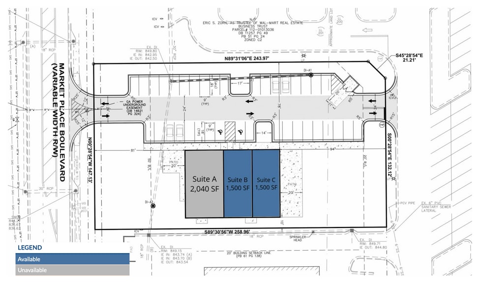 More Photos Of 595 Market Place Boulevard, Locust Grove General Retail For Lease