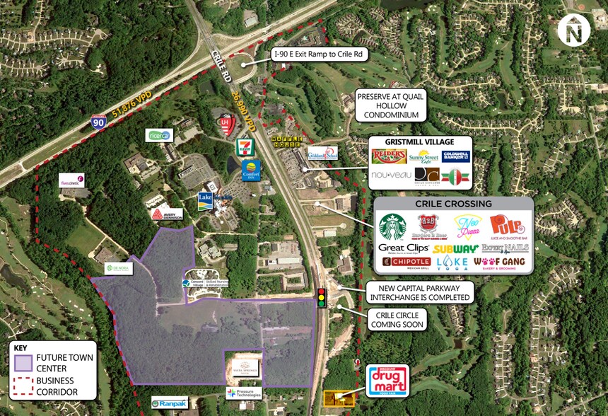 More Photos Of 7993-8023 Crile Rd, Concord Township Storefront For Lease