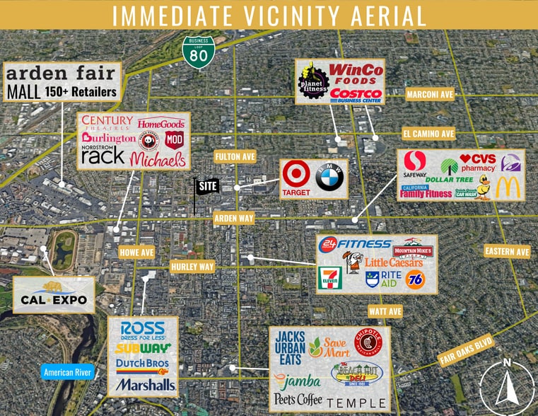 More Photos Of 2355-2377 Arden Way, Sacramento Unknown For Lease