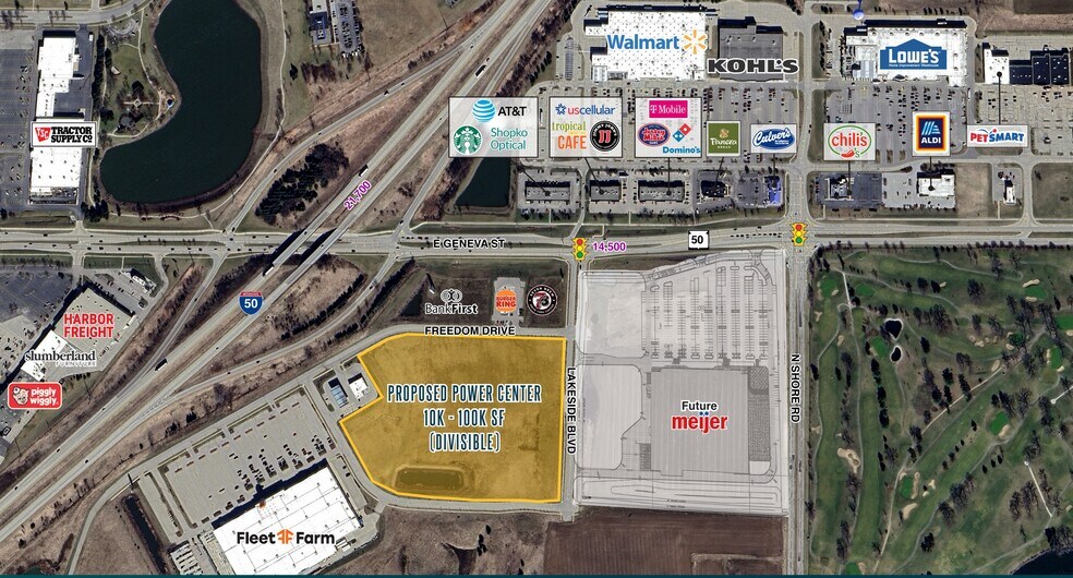 More Photos Of I-43 & Geneva St, Delavan General Retail For Lease