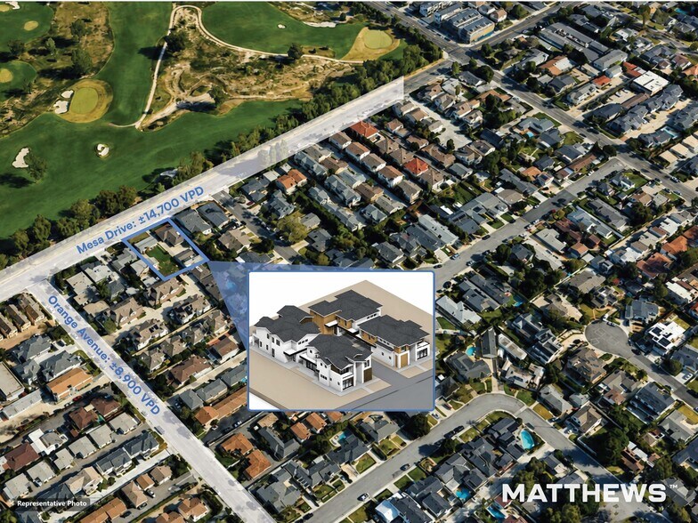 Primary Photo Of 215-223 Mesa Dr, Costa Mesa Land For Sale
