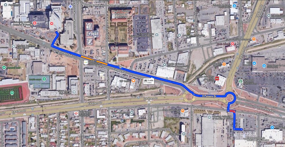 More Photos Of 5400 Alameda Ave, El Paso Hospital For Lease