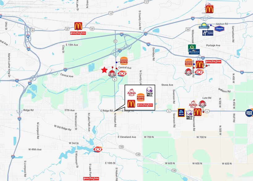 More Photos Of 2800 Central Ave, Lake Station Land For Sale