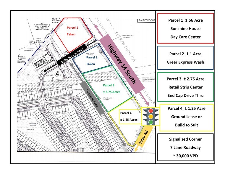More Photos Of 14 S Hwy And Suber Rd, Greer Land For Lease