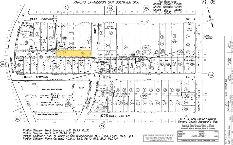 More Photos Of 637 Sheridan Way, Ventura Land For Sale