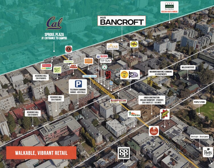 More Photos Of 2590 Bancroft Way, Berkeley Apartments For Lease