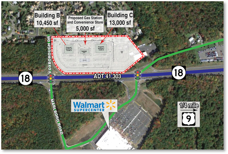 Primary Photo Of State Highway 18 & Foxborough Dr, Old Bridge Freestanding For Lease