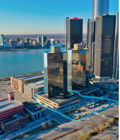 Primary Photo Of 600 Renaissance Ctr, Detroit Office For Lease