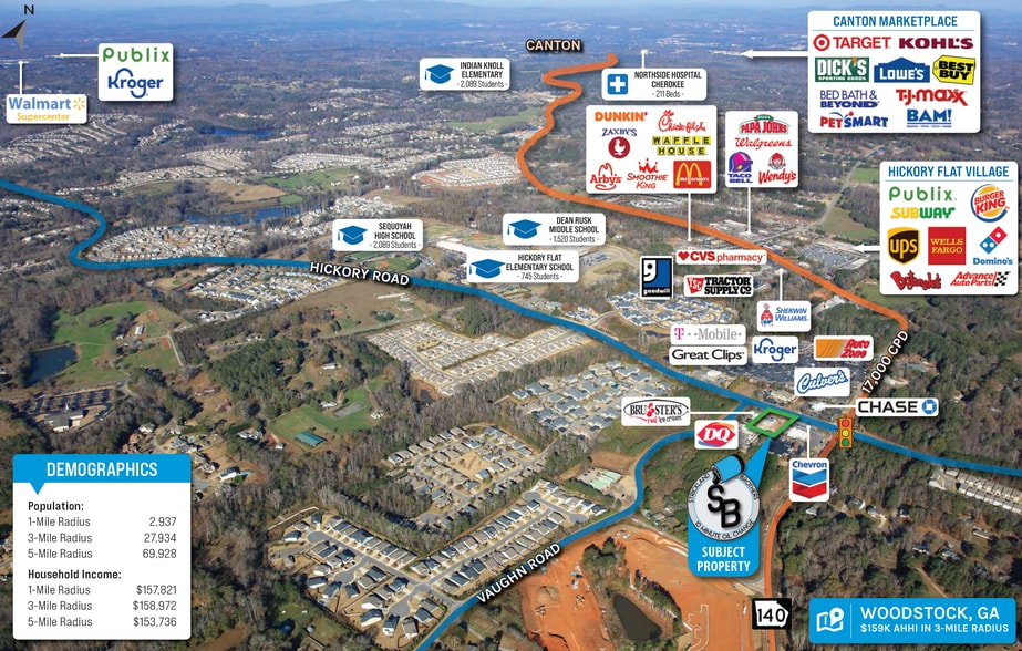 More Photos Of 6874 Hickory Rd, Woodstock Auto Repair For Sale